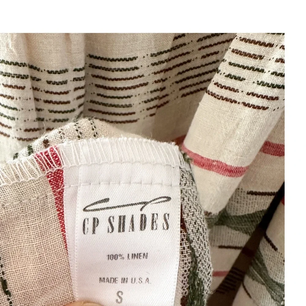 CP‎ Shades Aztec Woven Linen Lagenlook Dress Size Small